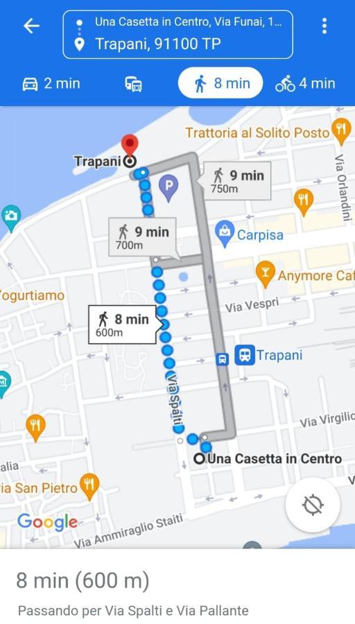 Una Casetta In Centro Trapani Exterior foto